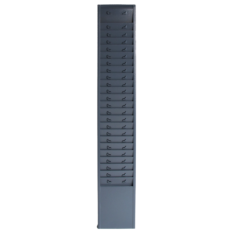 EASY LIFE PRODUCTS TIME CARD RACK - G, Metal, 2x5x30 inches, Grayblue
